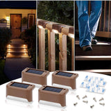 SolarPower Outdoor Deck Lights - 4 Pack