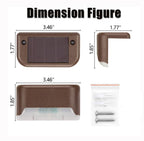 SolarPower Outdoor Deck Lights - 4 Pack