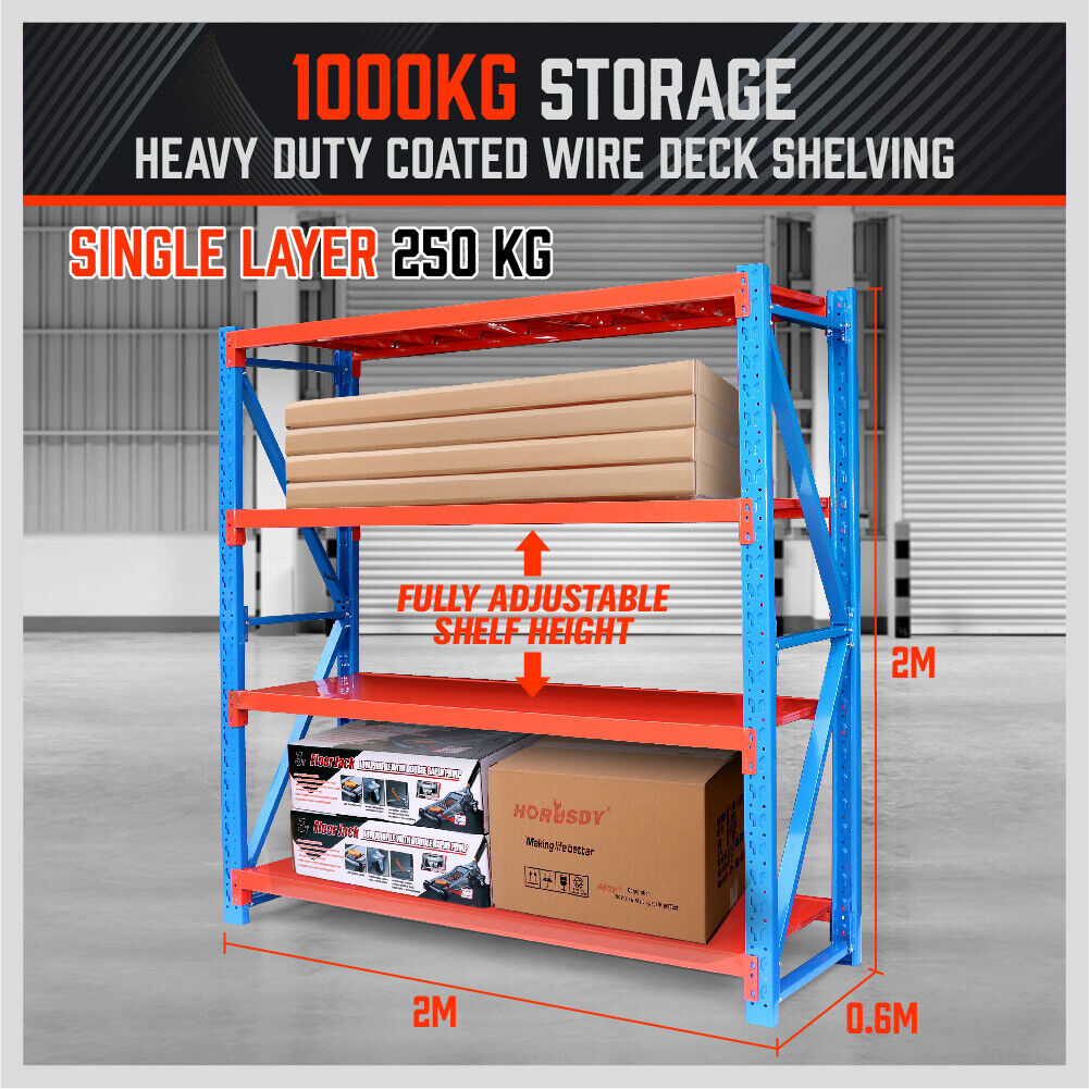 Heavy-Duty 2m Steel Storage Rack System