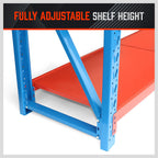 Heavy-Duty 2m Steel Storage Rack System
