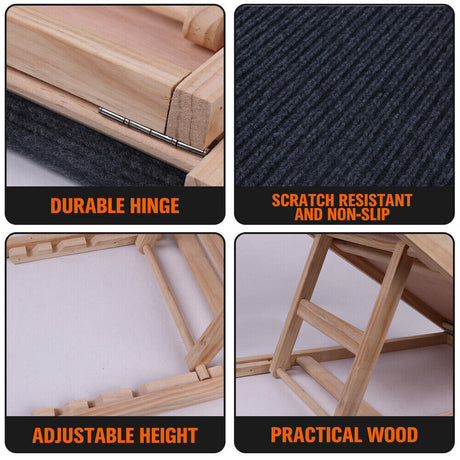 VaKa Adjustable 70cm Foldable Pet Ramp