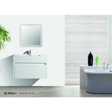 Alexandra Gloss White Wall Hung Vanity