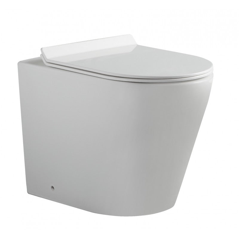 Flay-R Rimless Ceramic Back to Wall Pan