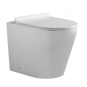 Flay-R Rimless Ceramic Back to Wall Pan