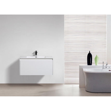 Prado 900mm Wall Hung Bathroom Vanity