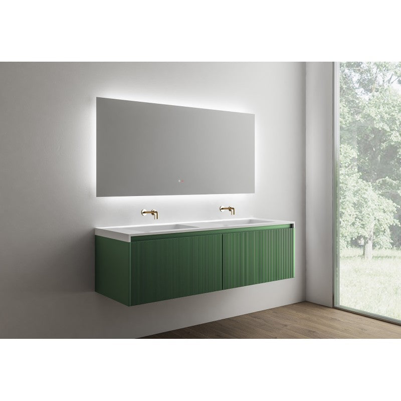 Rimini 1500mm Wall Hung Vanity - Rain Forest