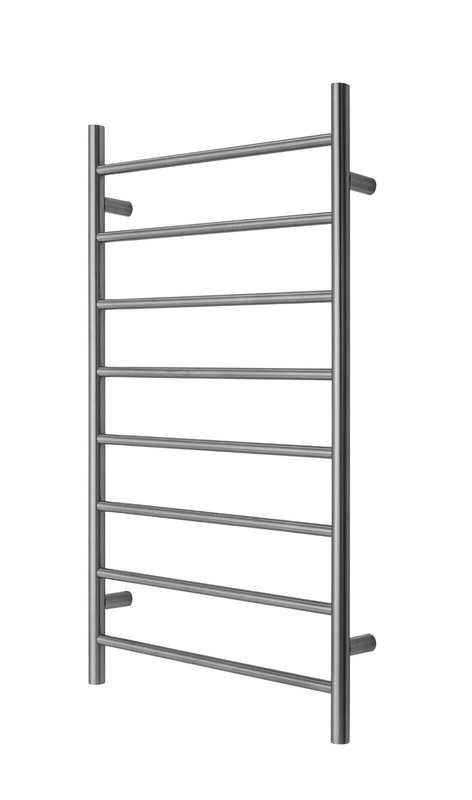 Premium Gunmetal 8-Bar Towel Rack