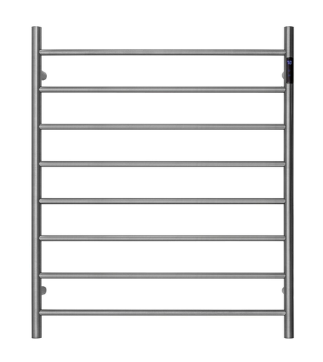 Premium Brushed Nickel Heated Towel Rack