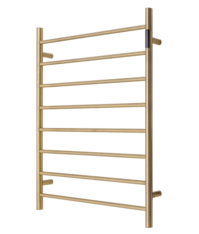 Elegant Gold Heated Towel Rack with LED Control