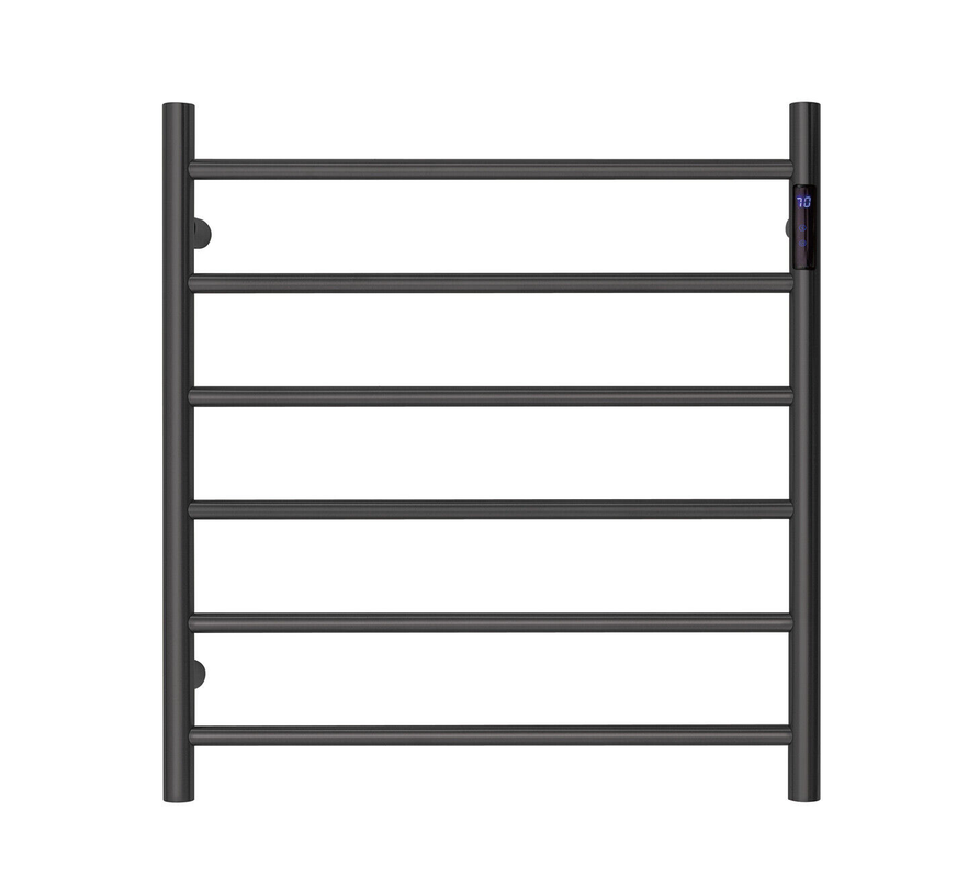 Premium Matte Black Heated Towel Rack