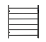 Premium Matte Black Heated Towel Rack