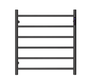 Premium Matte Black Heated Towel Rack