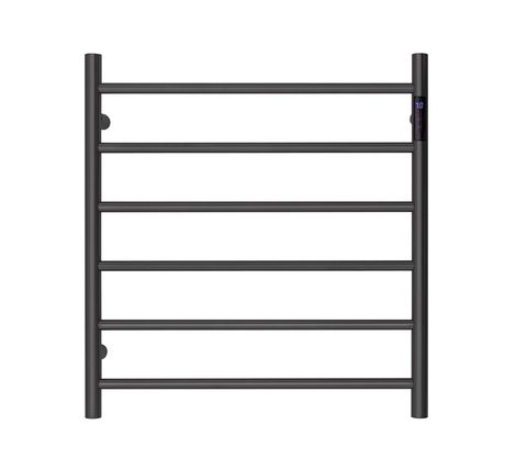 Premium Matte Black Heated Towel Rack