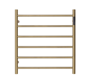 Premium Brushed Gold Heated Towel Rack