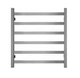 Premium Gunmetal Heated Towel Rack - 6 Bars