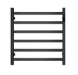 Stylish Premium Matte Black Heated Towel Rack