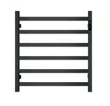 Stylish Premium Matte Black Heated Towel Rack