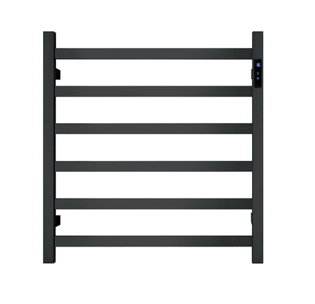 Stylish Premium Matte Black Heated Towel Rack