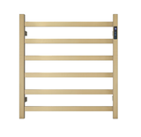 Premium Brushed Gold Heated Towel Rack