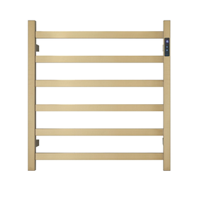 Premium Brushed Gold Heated Towel Rack
