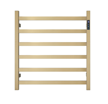 Premium Brushed Gold Heated Towel Rack