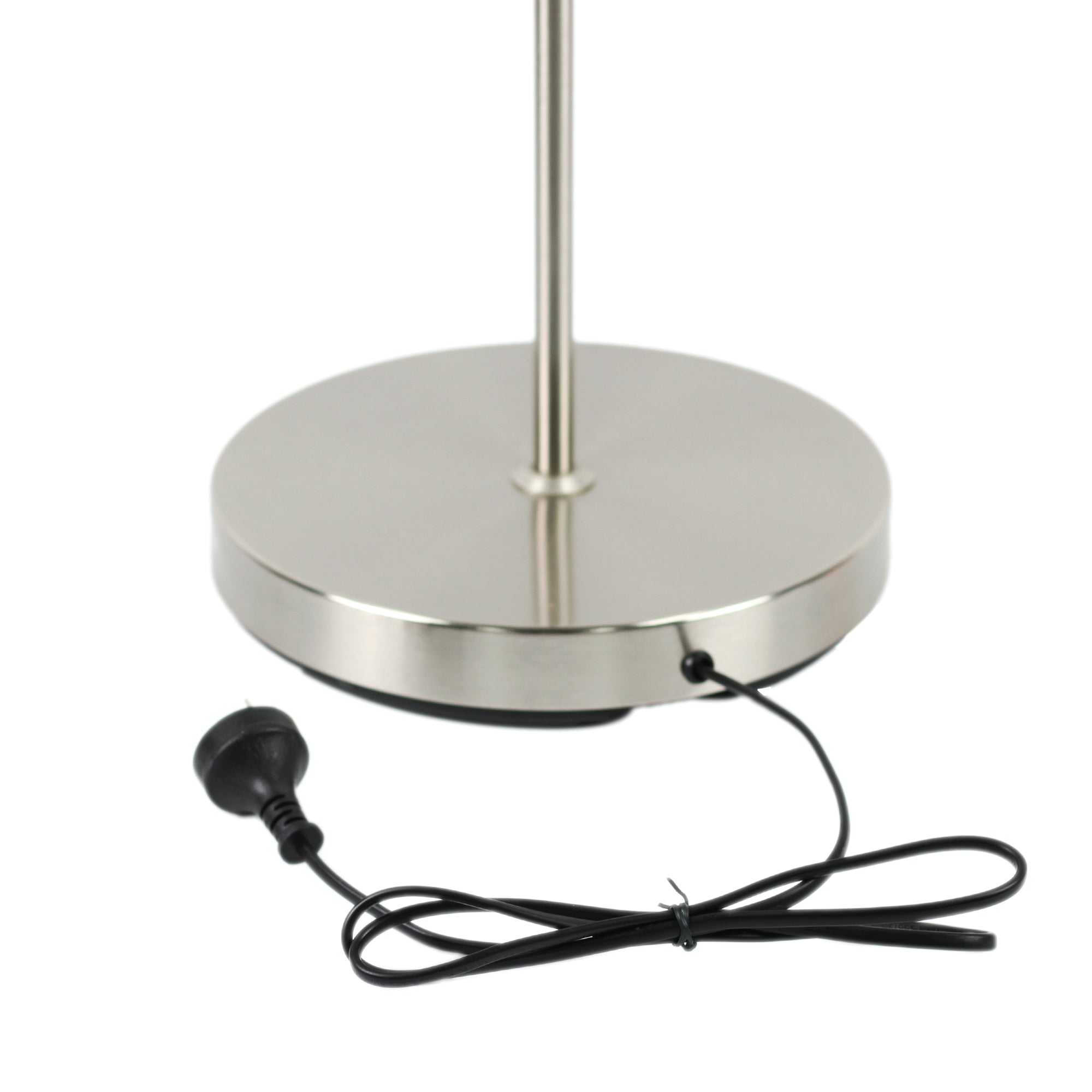 Elegant Mother and Child Floor Lamp - Black