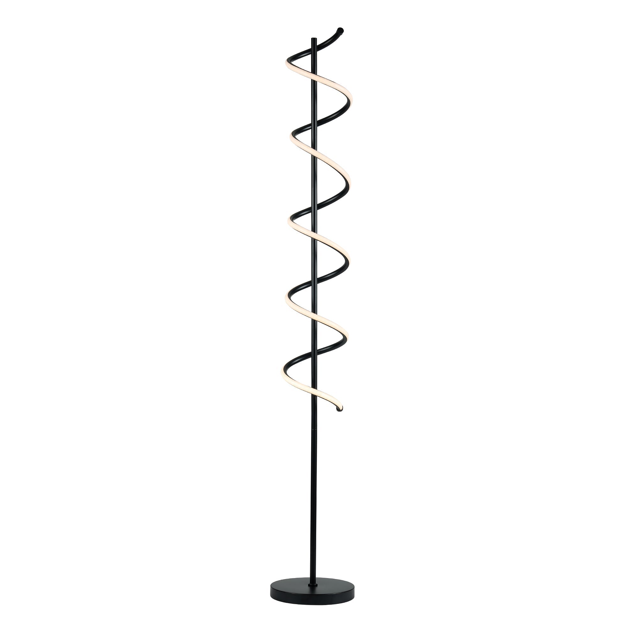 Modern Black LED Floor Lamp for All Spaces