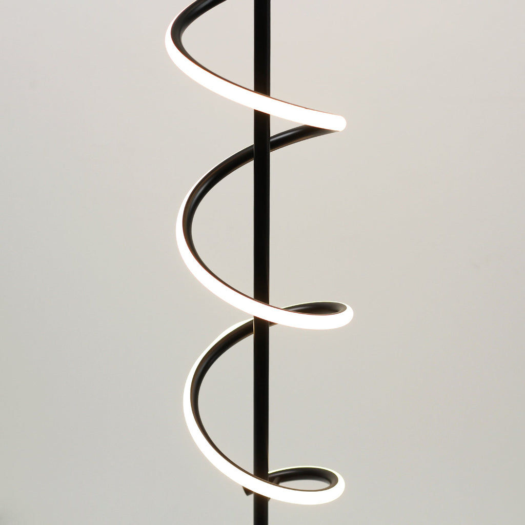 Modern Black LED Floor Lamp for All Spaces
