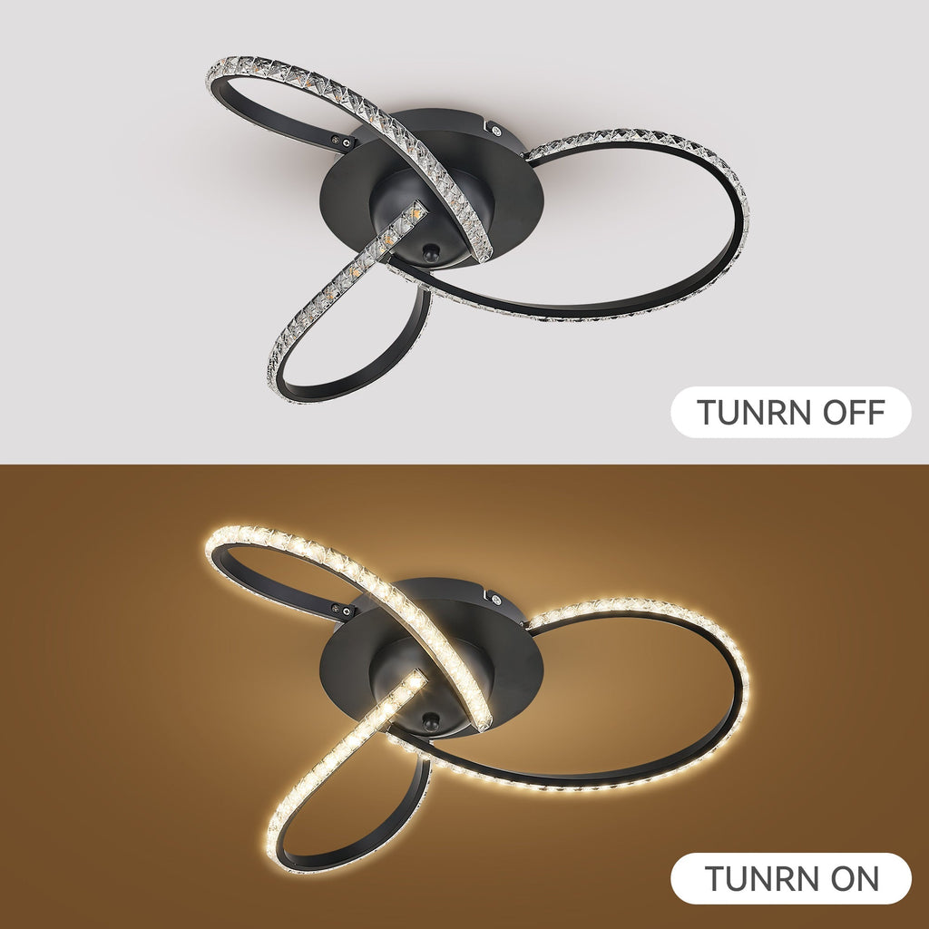 Irie Dimmable 3-Light LED Ceiling Fixture