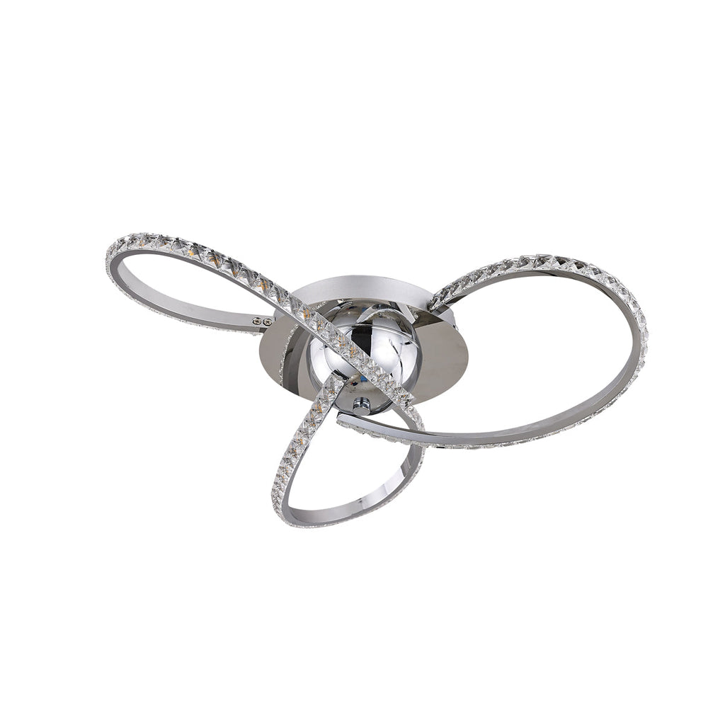 Irie Dimmable LED Ceiling Light - Chrome