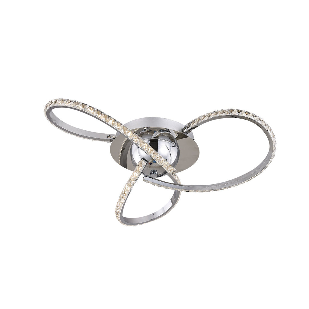 Irie Dimmable LED Ceiling Light - Chrome