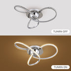 Irie Dimmable LED Ceiling Light - Chrome