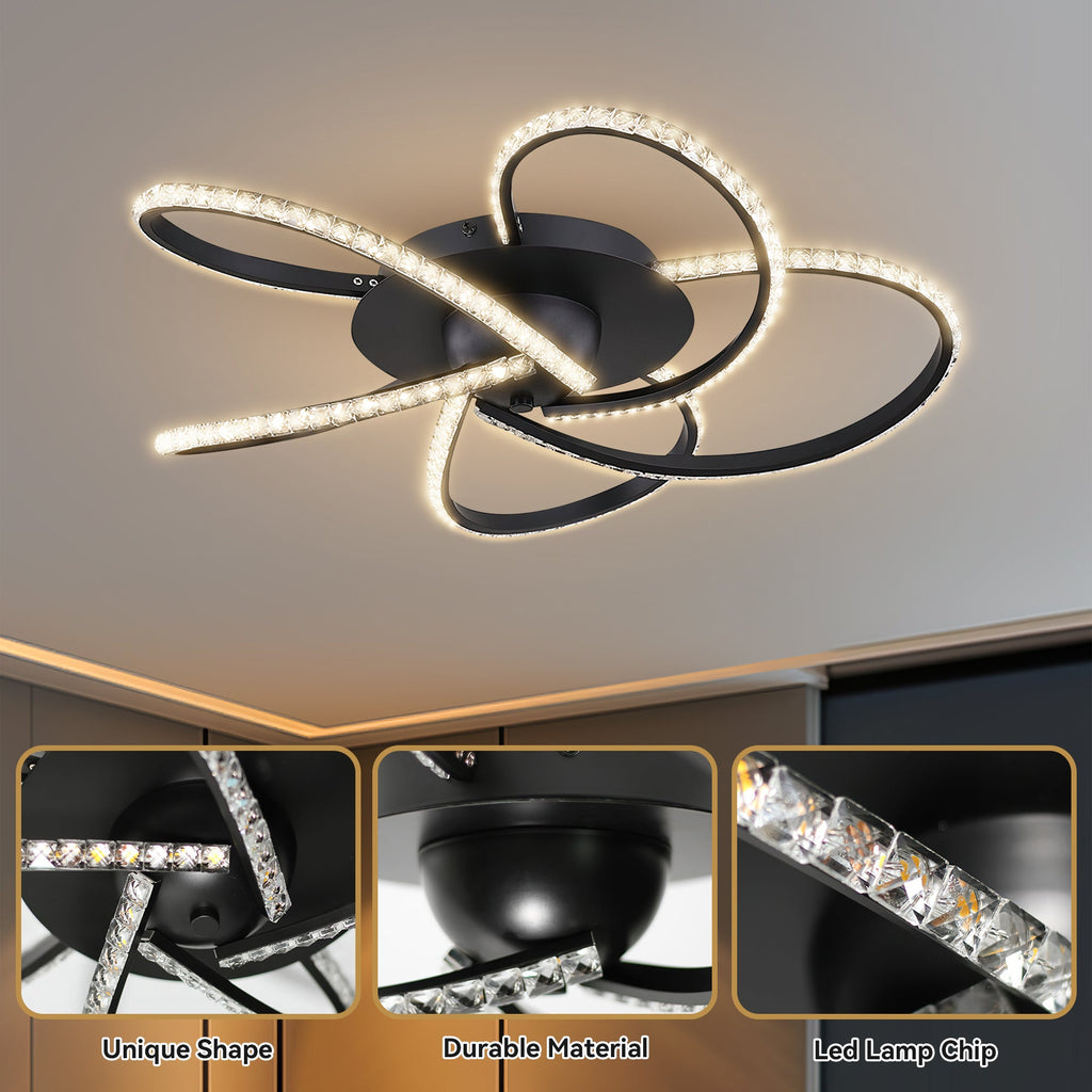 Irie Dimmable 5-Light LED Ceiling Fixture