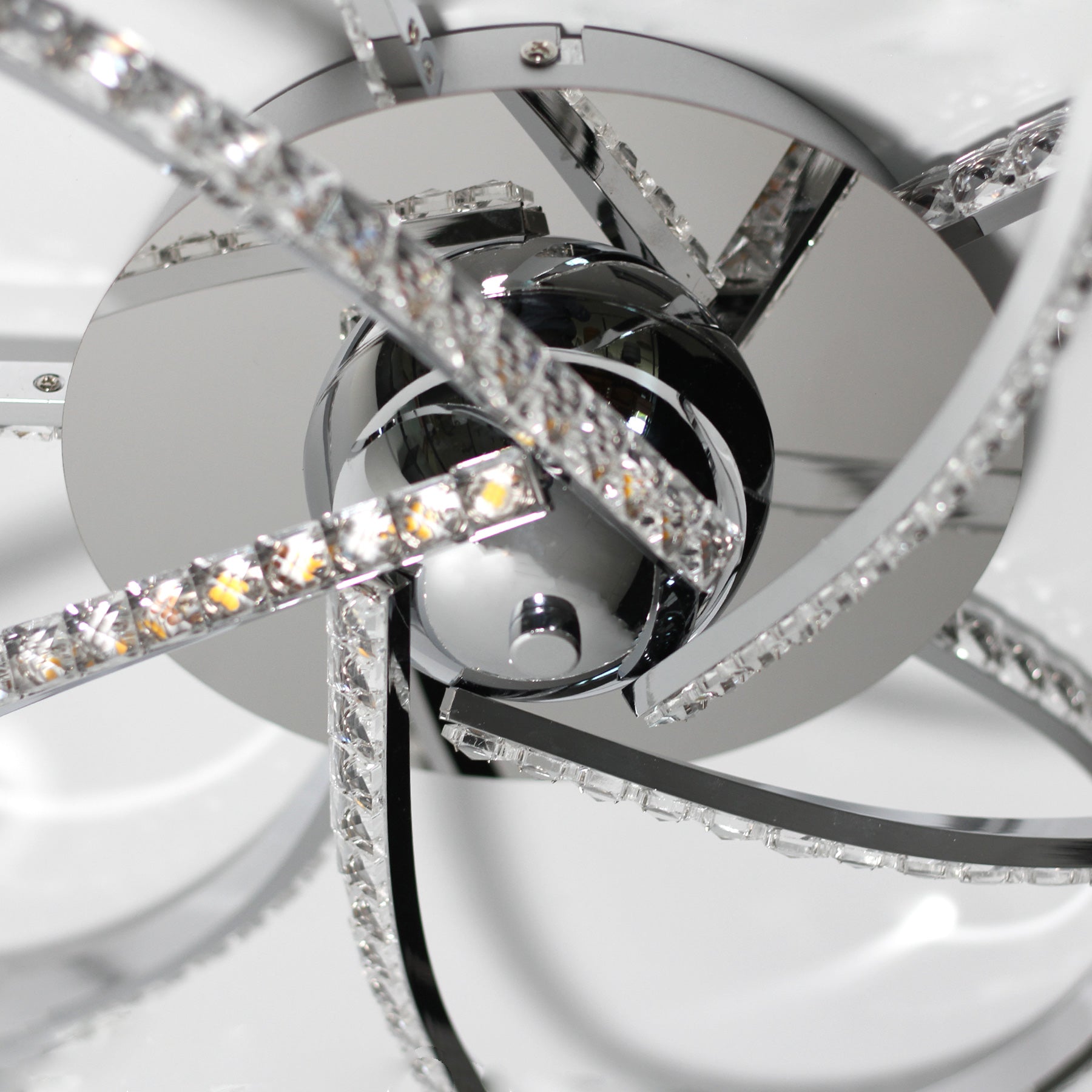 Irie Chrome Dimmable 5-Light LED Ceiling Light