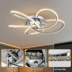 Irie Chrome Dimmable 5-Light LED Ceiling Light