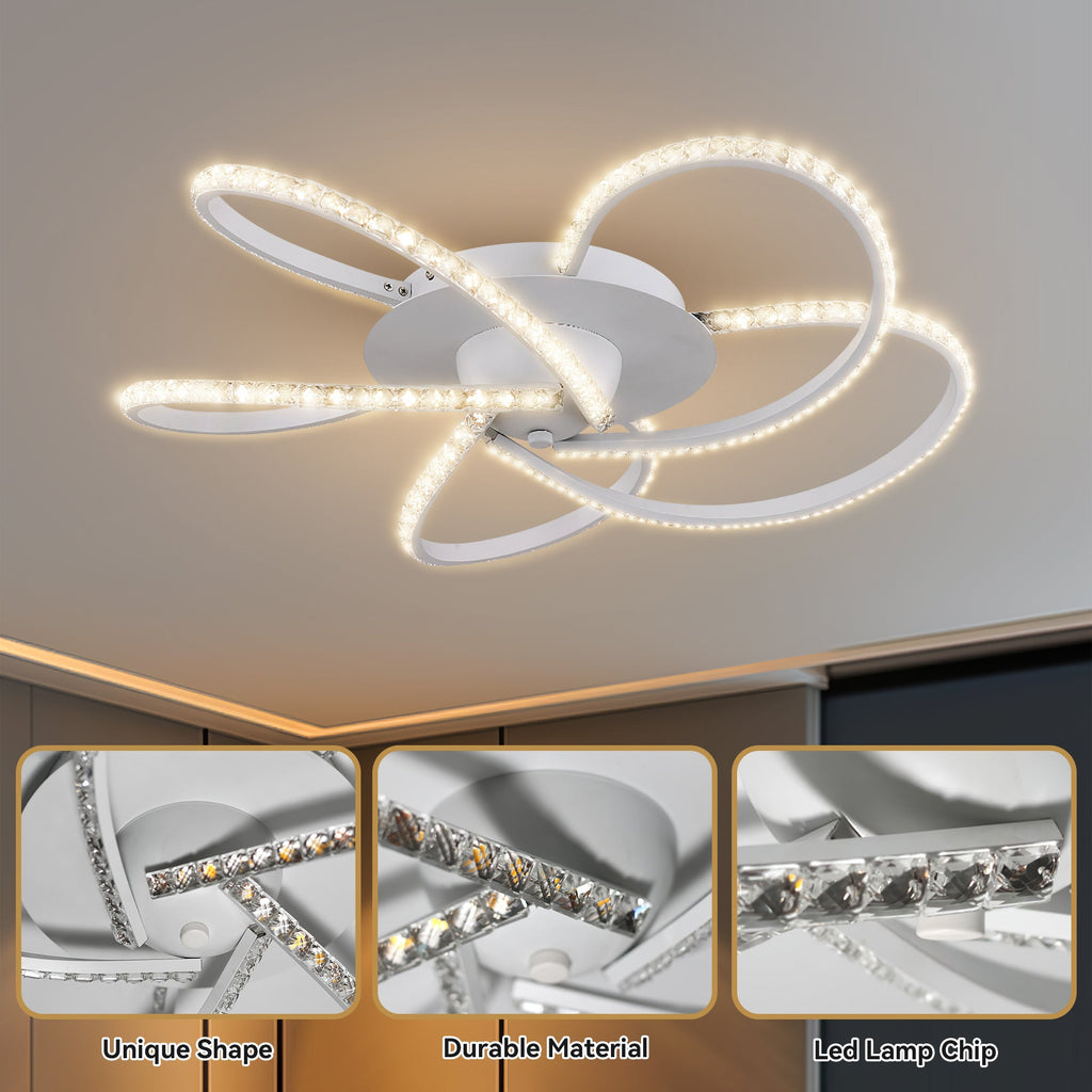 Irie Dimmable 5-Light LED Ceiling Fixture