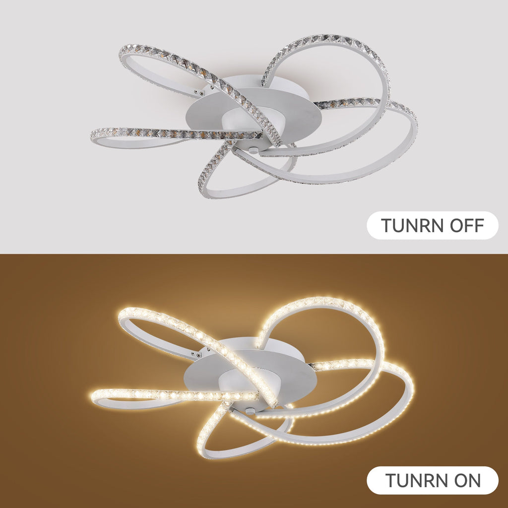 Irie Dimmable 5-Light LED Ceiling Fixture