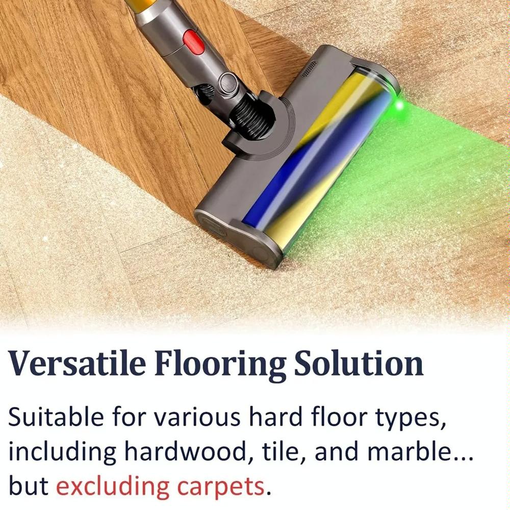 Green Light Vacuum Brush Head for Dyson V10/V12