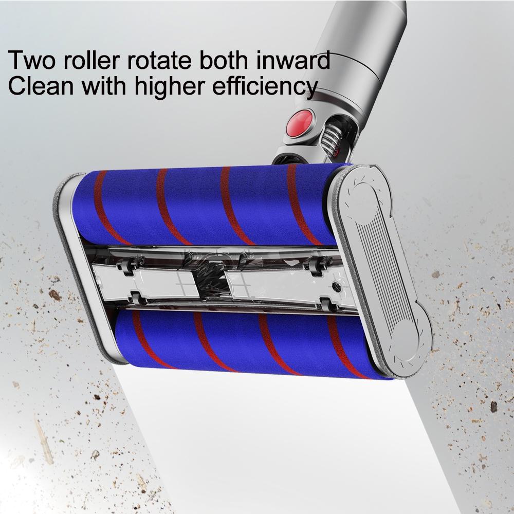 Dyson-Compatible Double Roller Soft Velvet Brush