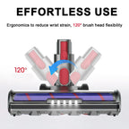 Soft Bristle Roller Brush with LED for Dyson