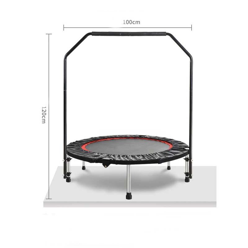 40 Inch Trampoline Gym Home Children Indoor Bounce Bed With Handrails