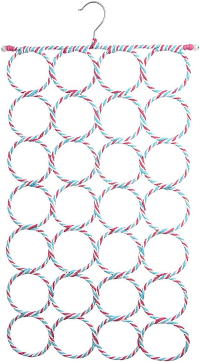 28-Hole Scarf and Accessory Organizer Hanger