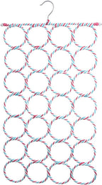 28-Hole Scarf and Accessory Organizer Hanger