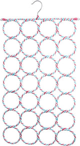 28-Hole Scarf and Accessory Organizer Hanger