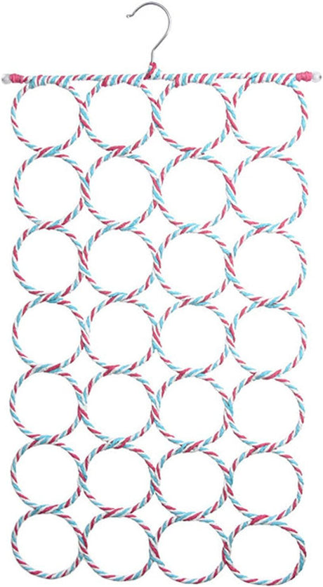 28-Hole Scarf and Accessory Organizer Hanger