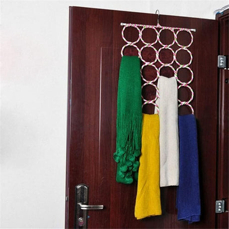 28-Hole Scarf and Accessory Organizer Hanger