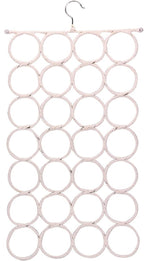 28-Hole Scarf and Accessory Organizer Hanger