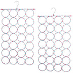 24-Hole Scarf and Accessory Organizer Hanger