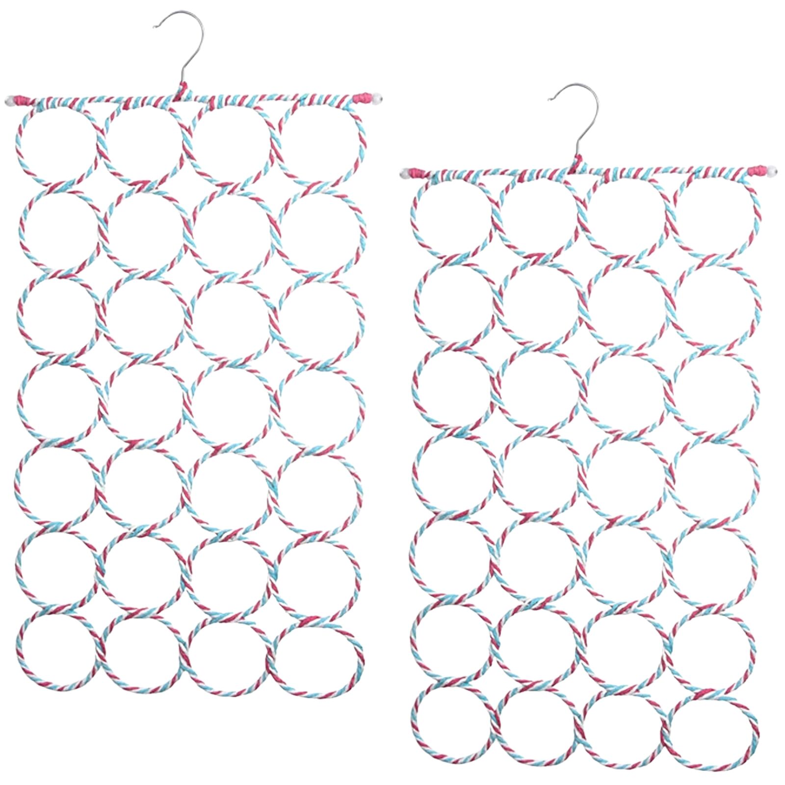24-Hole Scarf and Accessory Organizer Hanger