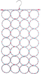 24-Hole Scarf and Accessory Organizer Hanger